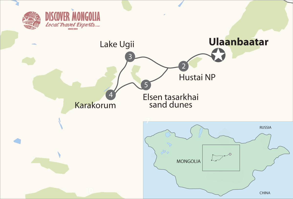 Mongolia Motorcycle Adventure Tour (7 days)